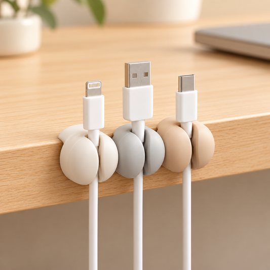 riuqlu® Silicone Cable Organizer