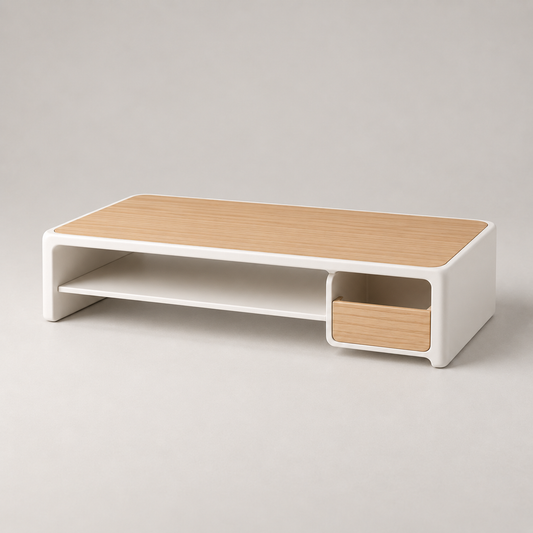 riuqlu® Premium Monitor Riser with Storage Drawer